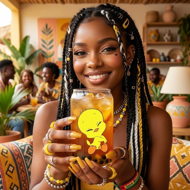 Verre Canette Tweety (Créateur téléchargé)