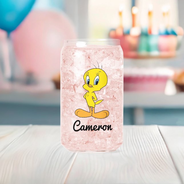 Verre Canette TWEETY™ | Oiseau intelligent (Insitu (Baby Shower))