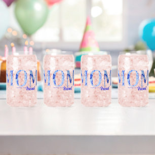 Verre Canette Typographie élégante moderne pour la fête des mère