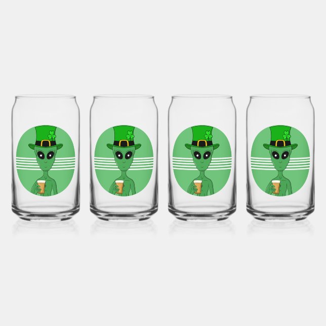 Verre Canette Un Alien de St. Patrick (Recto)