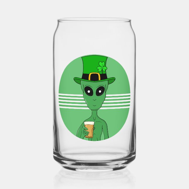 Verre Canette Un Alien de St. Patrick (Recto)
