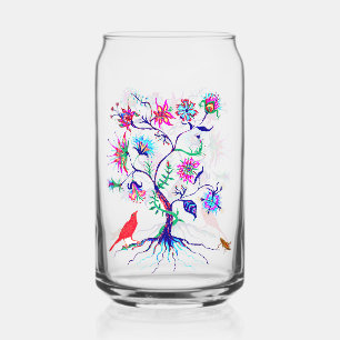 Verre Canette Un arbre de vie