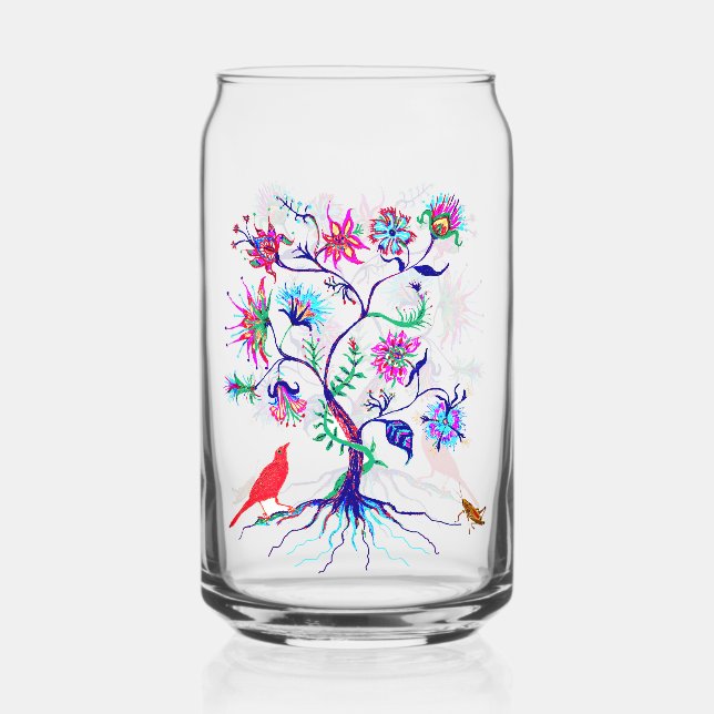 Verre Canette Un arbre de vie (Recto)