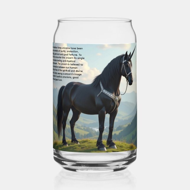 Verre Canette Unicorn (Recto)