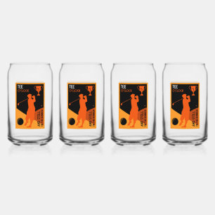 Verre Canette Unique Funny Vintage Golf Cadeau
