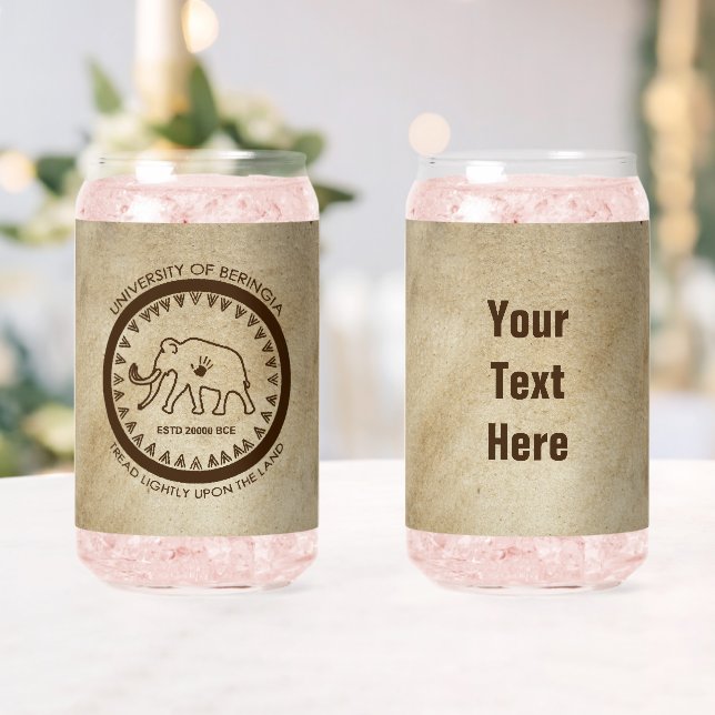 Verre Canette Université de Beringia Mammoth Seal (Insitu (Mariage))