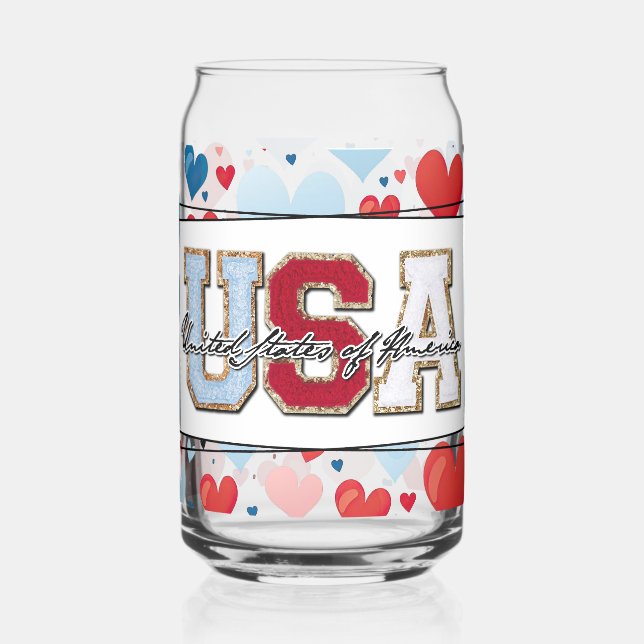 VERRE CANETTE USA (Gauche)