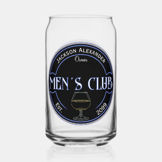 Verre Canette Vaisselle Homme Cave Club Hommes