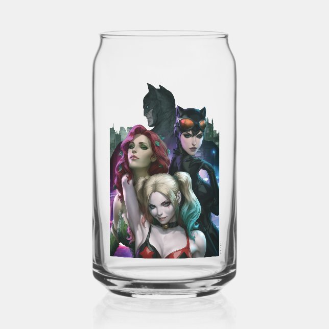 Verre Canette Variante de couverture de Gotham City Sirens #1000 (Recto)