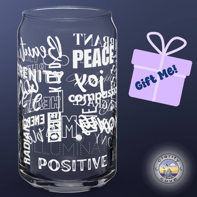 Verre Canette Vibe Élevée Je Suis Positive Eau Énergétique Netto (Créateur téléchargé)