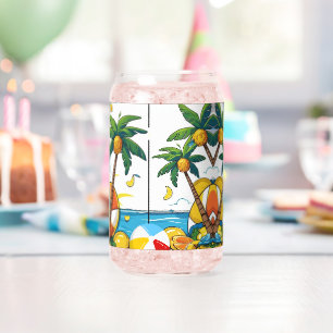 Verre Canette Vibes d'été & Chill Outdoor Game Spirit
