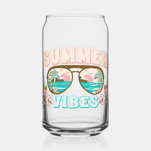 Verre Canette Vibes d'été Plage tropicale Plage estivale Amuseme
