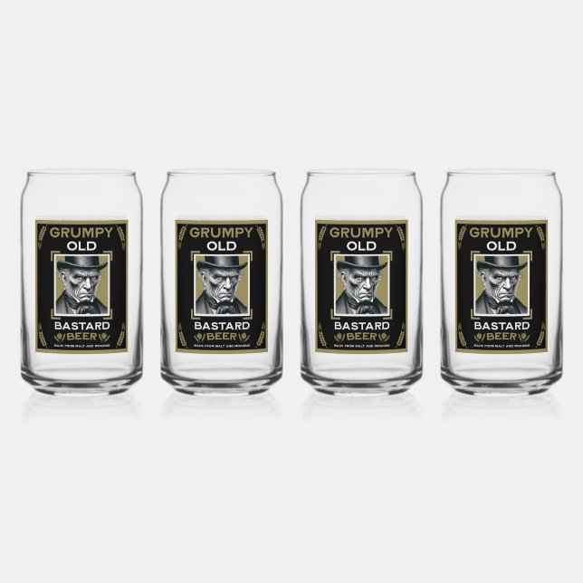 Verre Canette Vieux bâtard Grumpy (Recto)