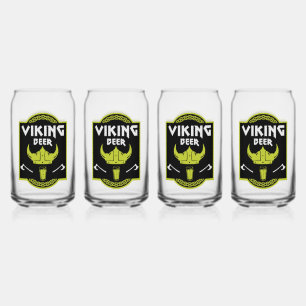 Verre Canette Viking Bière Drinker