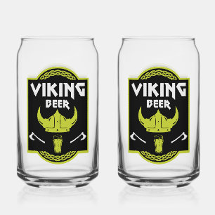 Verre Canette Viking Bière Drinker