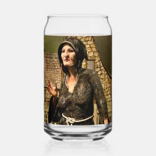 Verre Canette Village médiéval de sorcière de fantasy Halloween
