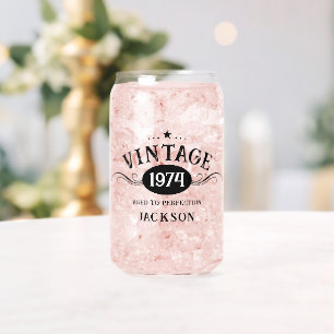 Verre Canette Vintage 1974 50e anniversaire