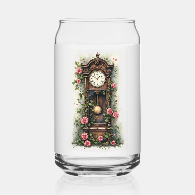 Verre Canette Vintage Ivy Rose Grandfather Clock (Recto)