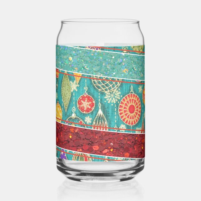 Verre Canette Vintage Ornament (Gauche)