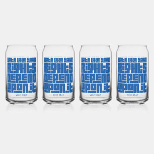 Verre Canette Votez Comme Vos Droits En Dépendent