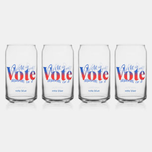 Verre Canette Votez Comme votre vote Dépend de cela