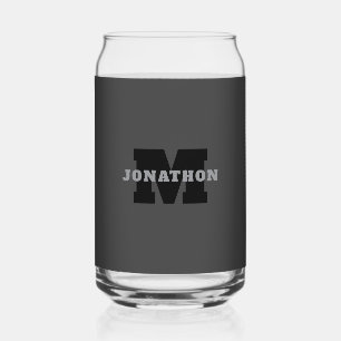 Verre Canette Votre nom ou nom d'entreprise Gris Masculin Mode