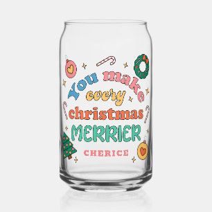 Verre Canette Vous Faîtes Chaque Joyeux Noël Cute Rétro