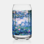 Verre Canette Water Lilies by Claude Monet<br><div class="desc">Water Lys par Claude Monet. Visitez mon magasin pour un design plus intéressant et plus de choix de couleurs => zazzle.com/iwheels*</div>