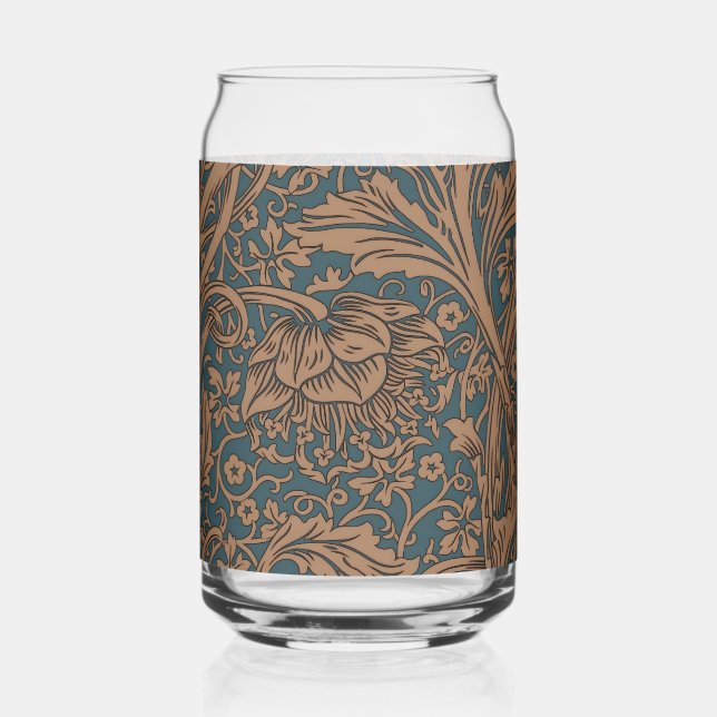 Verre Canette William Morris Arcadia Floral Pattern Classic (Recto)
