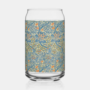 Verre Canette William Morris Rose & Chardon Floral Bleu