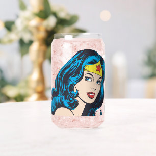 Verre Canette Wonder Woman Face