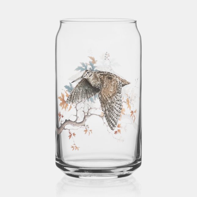 Verre Canette Woodcock (Recto)