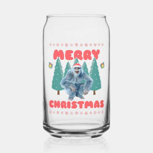 Verre Canette Yeti Drôle - Joyeux Noël