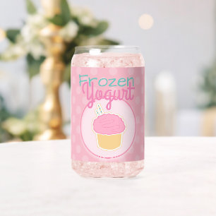 Verre Canette Yogourt gelé mignon