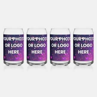 Verre Canette Your Photo or Logo Here – Personalized Cups & Glas