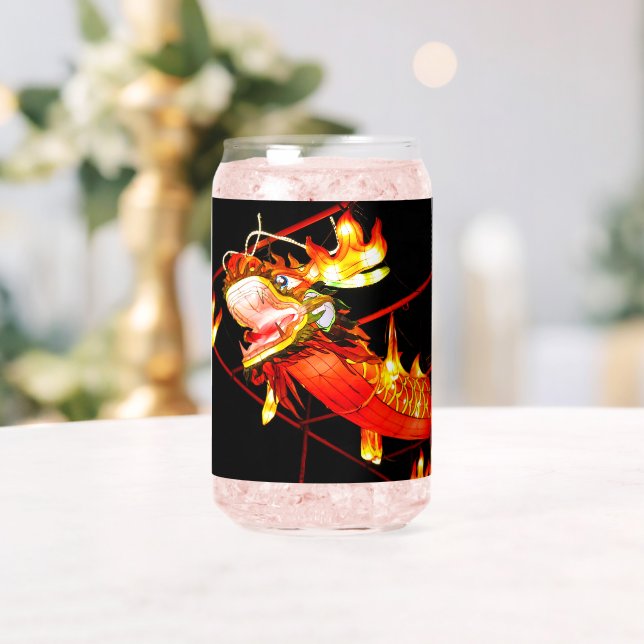 Verre Canette Zhulong dragon de feu  (Insitu (Mariage))