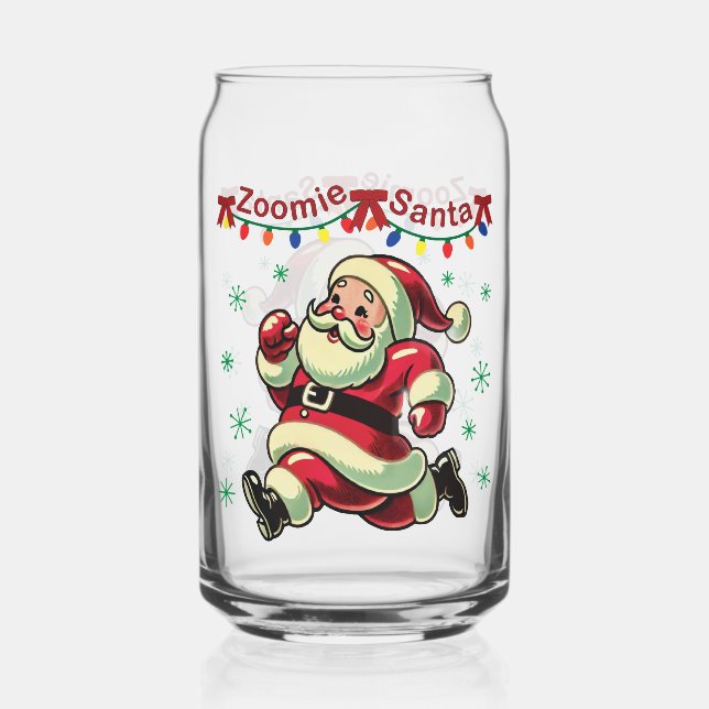 Verre Canette Zoomie Père Noël Noël (Recto)