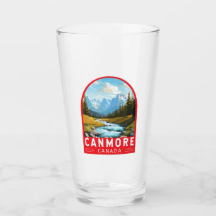 Verre Canmore Canada Travel Art Vintage