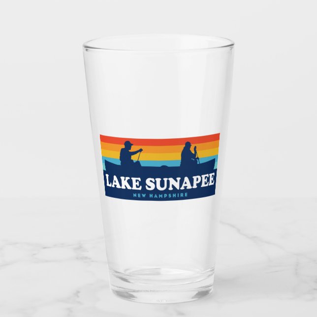Verre Canot du lac Sunapee New Hampshire (Devant)