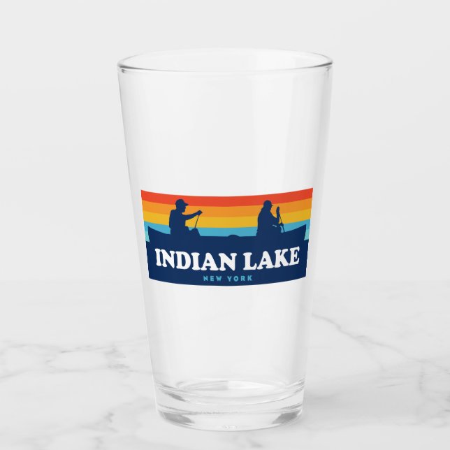 Verre Canot Indian Lake New York (Devant)