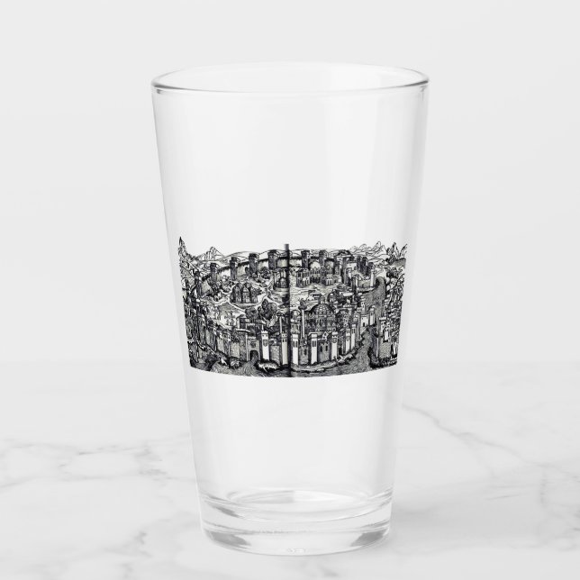 Verre Capitale de Constantinople de l'Empire romain (Devant)