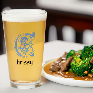 Verre Capitale décorative botanique médiévale C