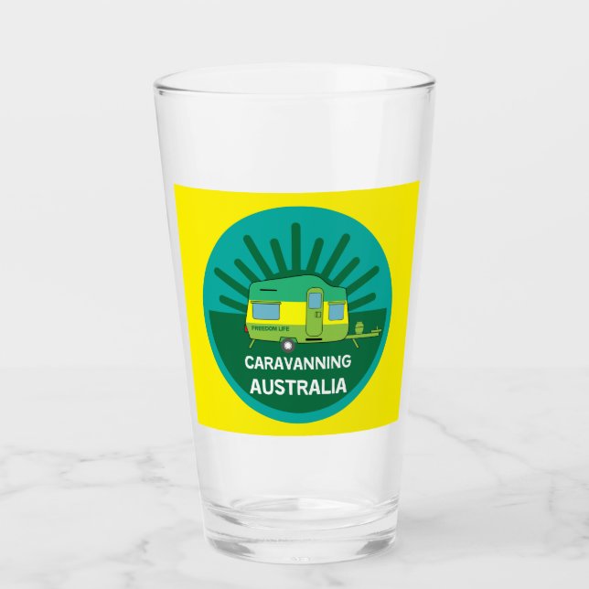 Verre Caravane australienne | Aussie Caravaner | Camp T (Devant)