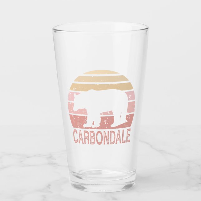 Verre Carbondale Colorado Ours Rétro (Devant)