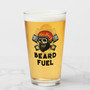 Verre CARBURANT Drôle Drôle Crâne homme et flammes Joke
