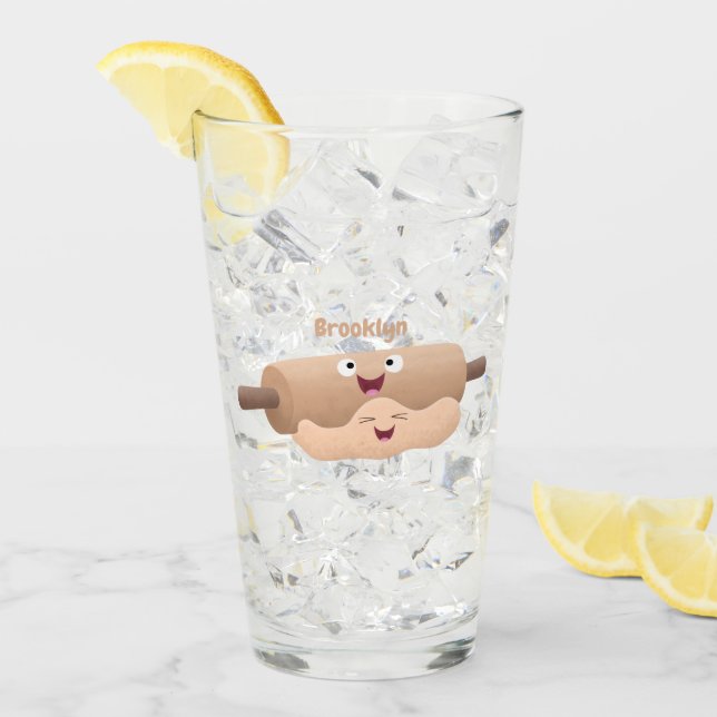 Verre Caricature à pâte molle et à pâte molle (Devant glace)