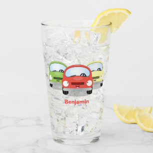 Verre Caricature de voitures Cute kawaii