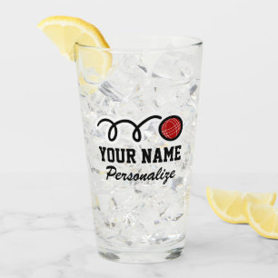 Verre Caricature du jeu de boules