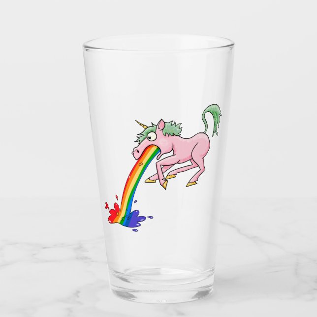 Verre Caricorne Rainbow Unicorn (Devant)