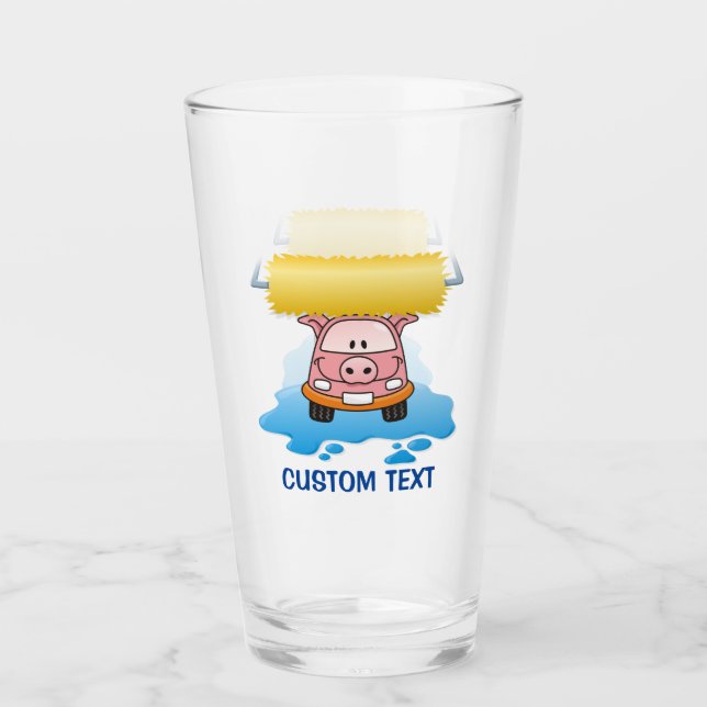Verre Cartographie de porc lavé (Devant)